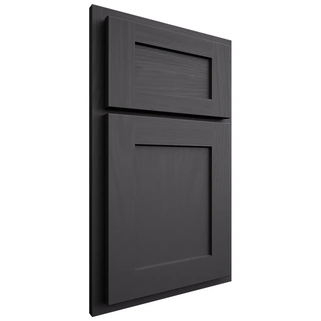 Shiloh Cabinetry Partial Overlay Hanover Poplar Plain Cut Cadet Door