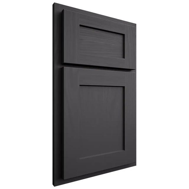 Shiloh Cabinetry Partial Overlay Hanover Poplar Plain Cut Cadet Door