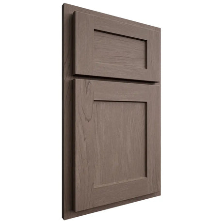 Shiloh Cabinetry Partial Overlay Hanover Poplar Plain Cut River Rock Door
