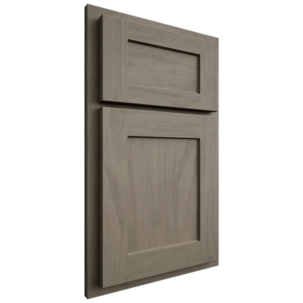 Shiloh Cabinetry Partial Overlay Hanover Poplar Plain Cut Sterling Door