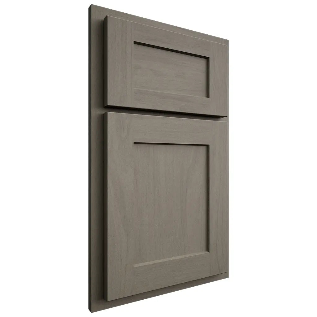 Shiloh Cabinetry Partial Overlay Hanover Poplar Plain Cut Thyme Door