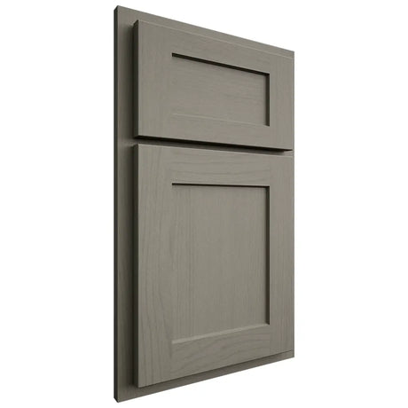 Shiloh Cabinetry Partial Overlay Hanover Walnut Plain Cut Thyme Door