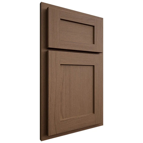 Shiloh Cabinetry Partial Overlay Hanover White Oak Plain Cut Autumn Door