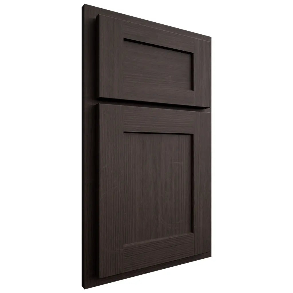 Shiloh Cabinetry Partial Overlay Hanover White Oak Quarter Sawn Morel Door