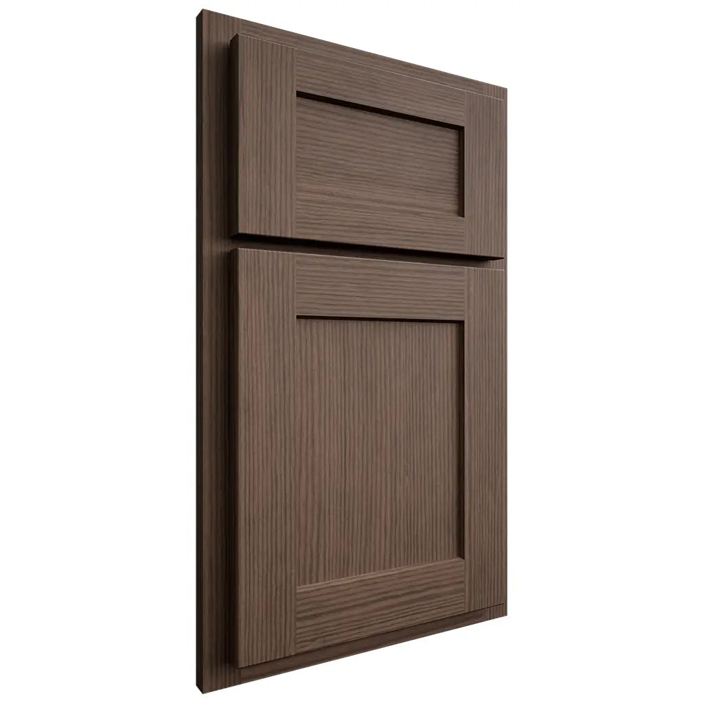 Shiloh Cabinetry Partial Overlay Hanover White Oak Rift Cut Mineral Door