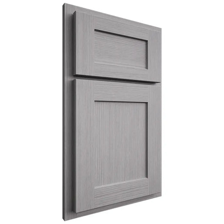 Shiloh Cabinetry Partial Overlay Hanover White Oak Rift Cut Stratus Door