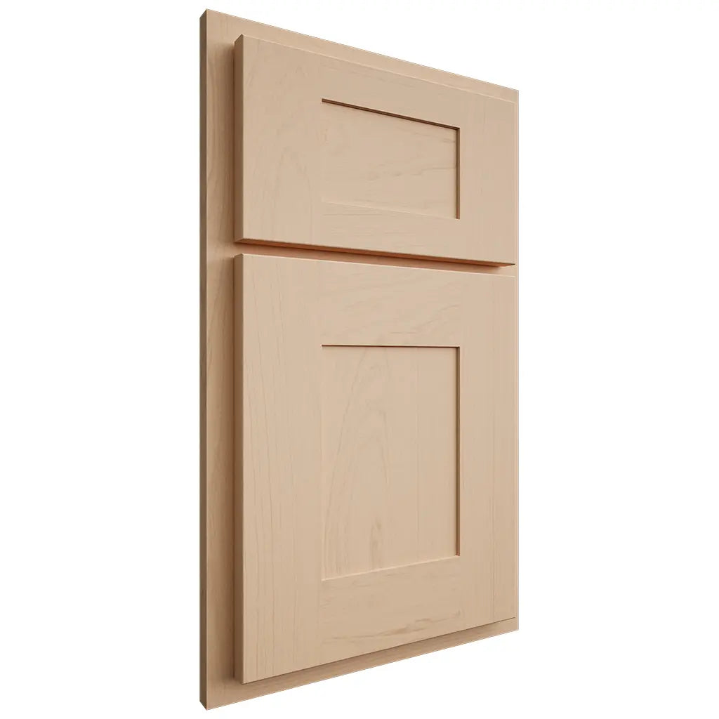 Shiloh Cabinetry Partial Overlay Hartford Maple Plain Cut Natural Door