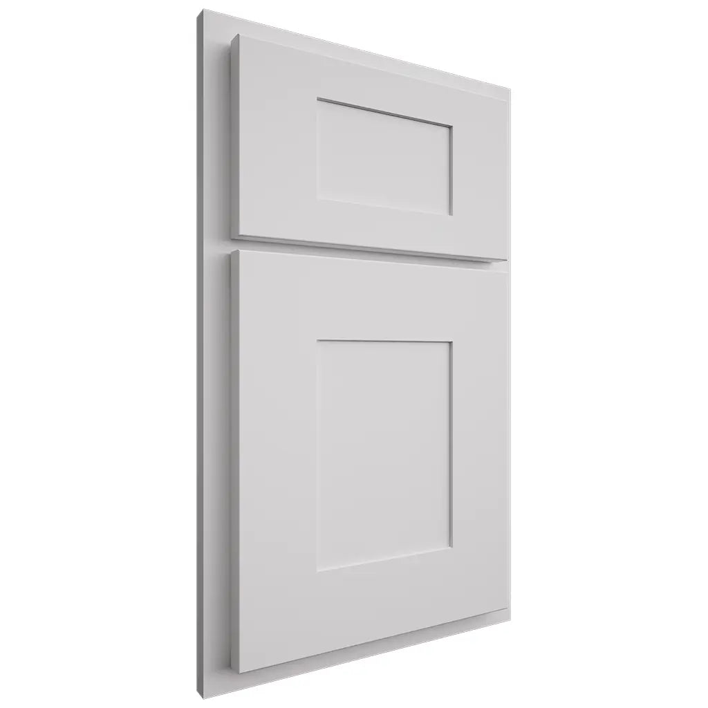 Shiloh Cabinetry Partial Overlay Hartford Paintable Arctic Door