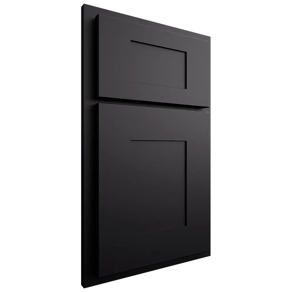 Shiloh Cabinetry Partial Overlay Hartford Paintable Black Door