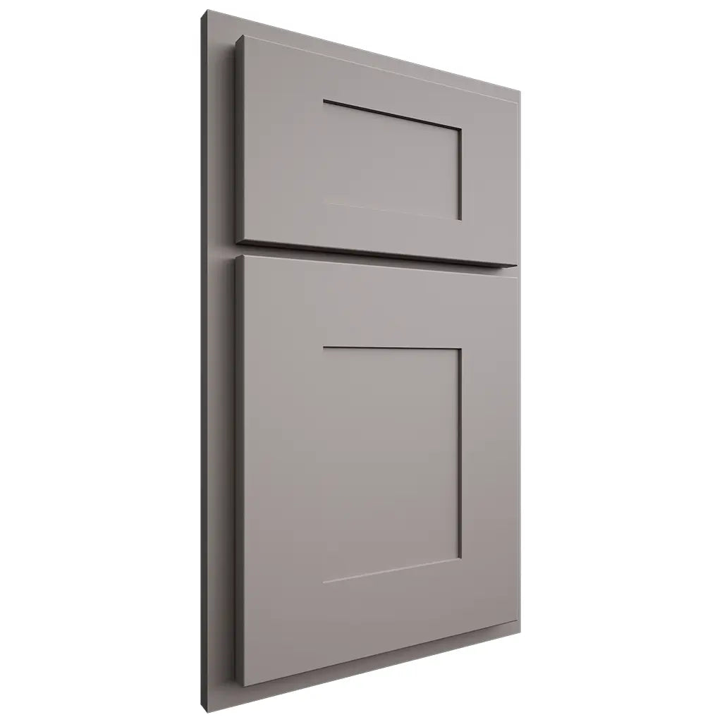 Shiloh Cabinetry Partial Overlay Hartford Paintable Dovetail Gray Door