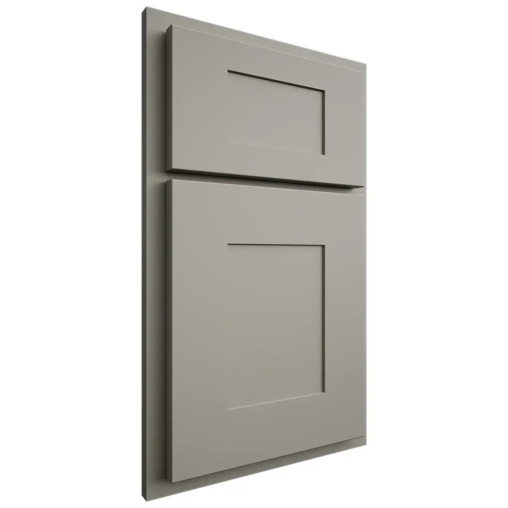 Shiloh Cabinetry Partial Overlay Hartford Paintable Evergreen Fog Door