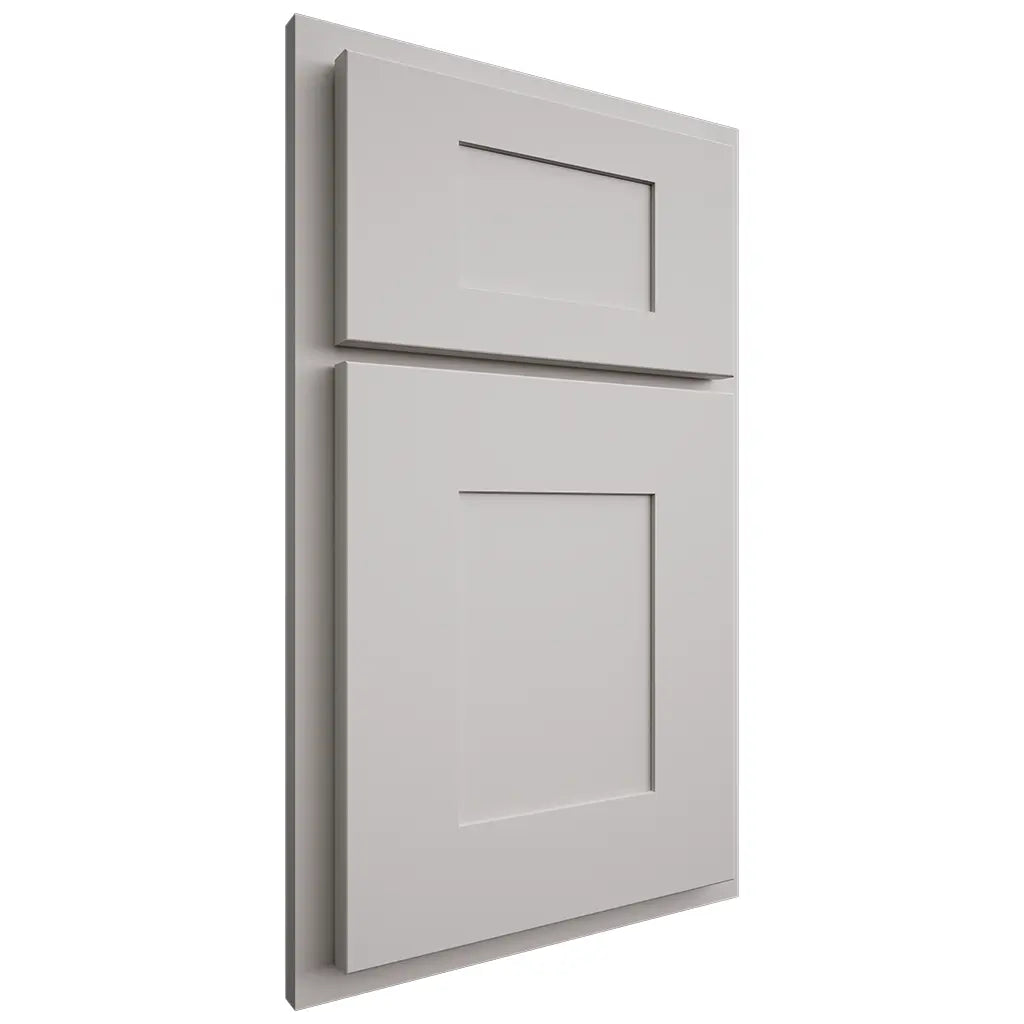 Shiloh Cabinetry Partial Overlay Hartford Paintable Mindful Gray Door