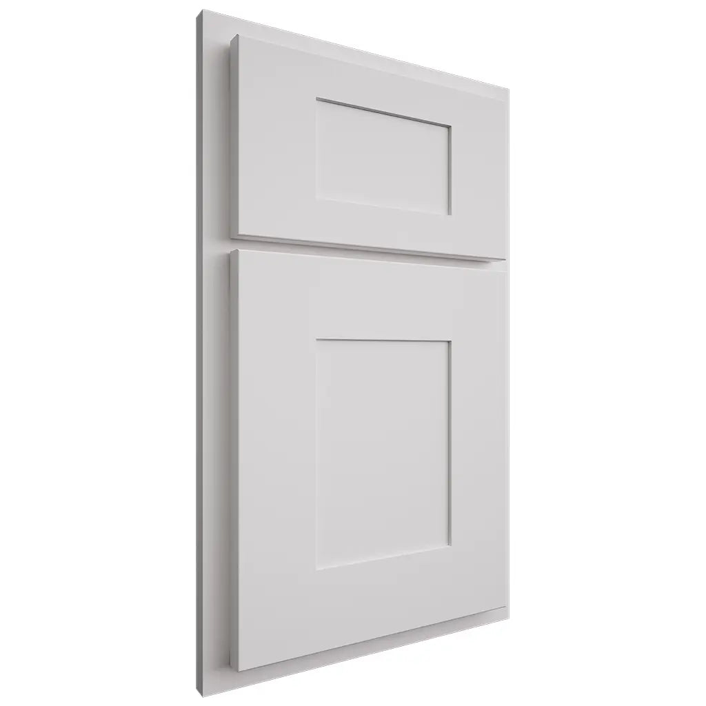 Shiloh Cabinetry Partial Overlay Hartford Paintable Polar Door