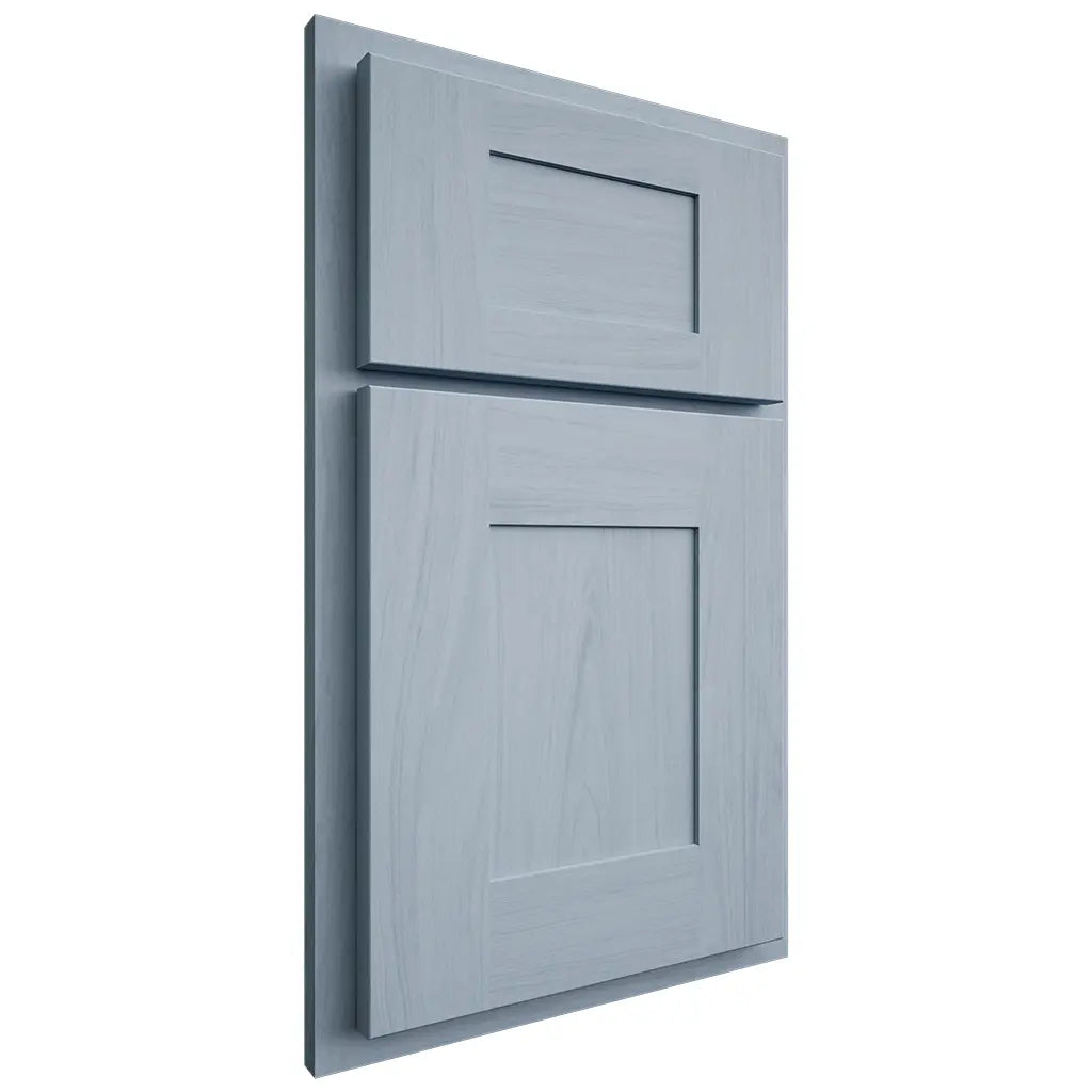 Shiloh Cabinetry Partial Overlay Hartford Poplar Plain Cut Sky Door