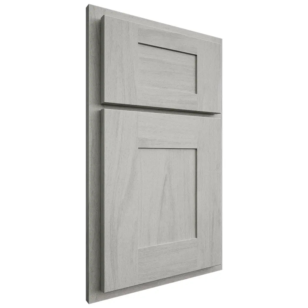 Shiloh Cabinetry Partial Overlay Hartford Poplar Plain Cut Stratus Door