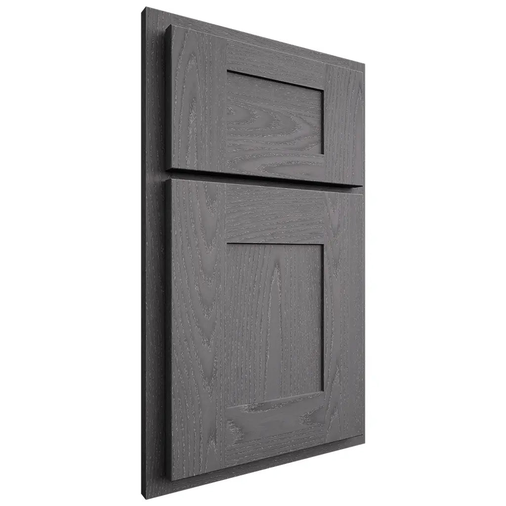 Shiloh Cabinetry Partial Overlay Hartford Red Oak Plain Cut Cadet Door