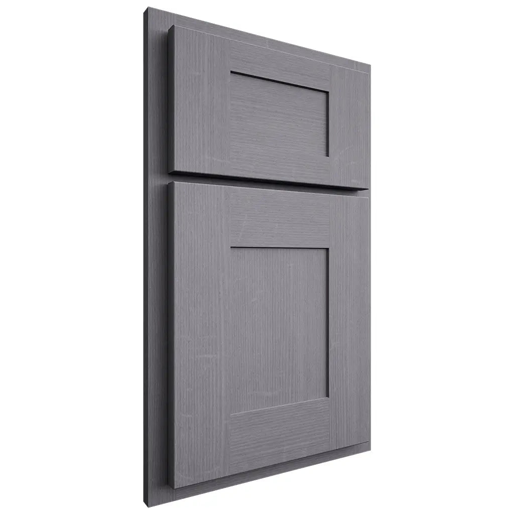 Shiloh Cabinetry Partial Overlay Hartford White Oak Quarter Sawn Cadet Door