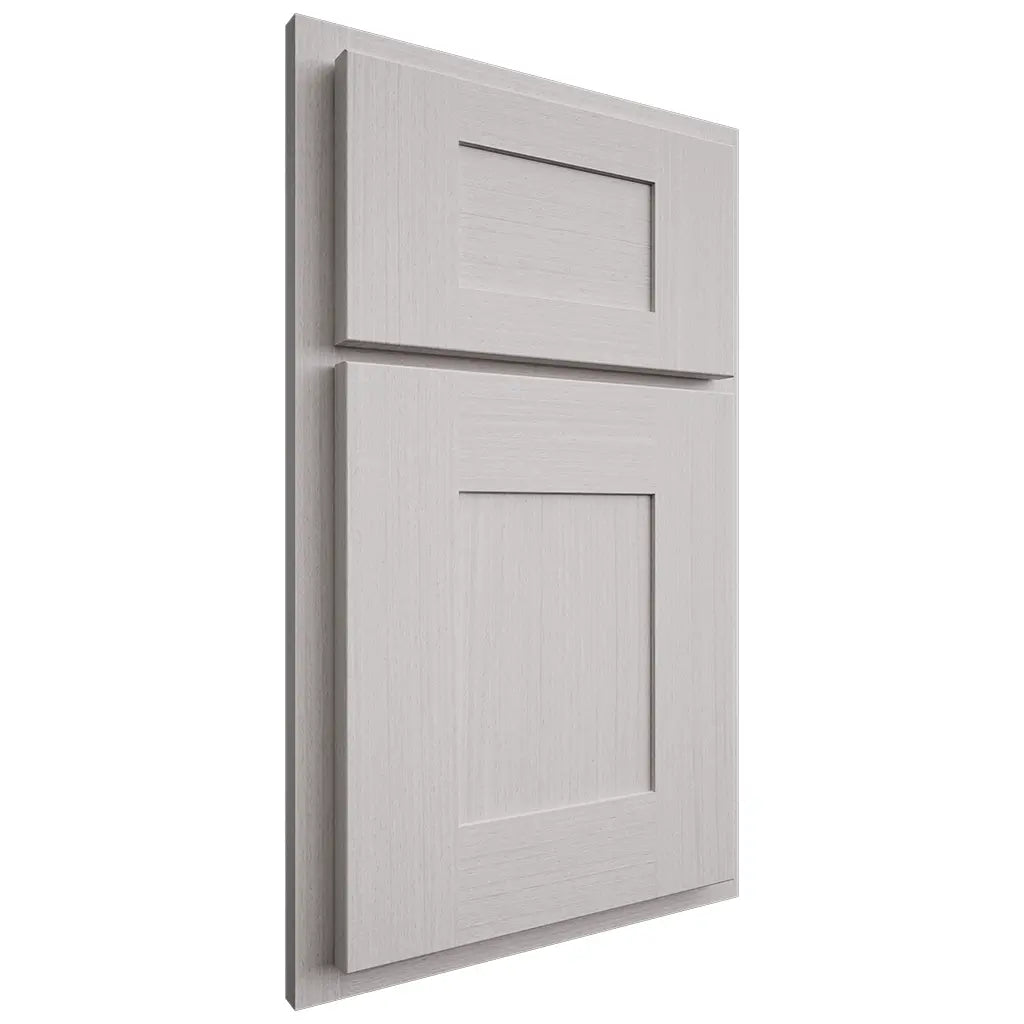 Shiloh Cabinetry Partial Overlay Hartford White Oak Rift Cut Cotton Door