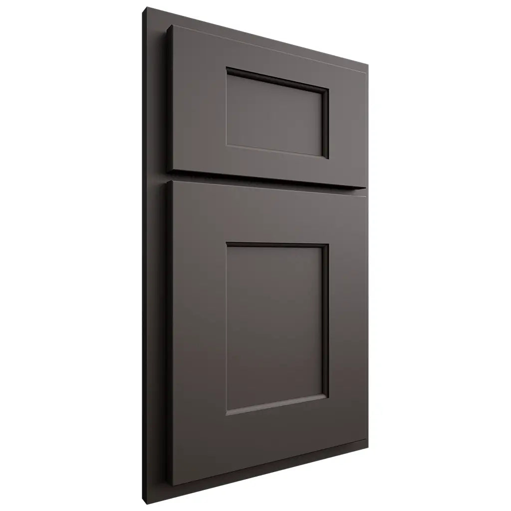 Shiloh Cabinetry Partial Overlay Heritage Paintable Urbane Bronze Door