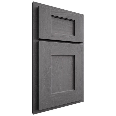 Shiloh Cabinetry Partial Overlay Heritage Red Oak Plain Cut Cadet Door