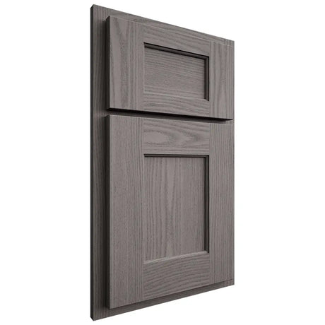 Shiloh Cabinetry Partial Overlay Heritage White Oak Plain Cut Flagstone Door