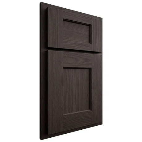 Shiloh Cabinetry Partial Overlay Heritage White Oak Plain Cut Morel Door