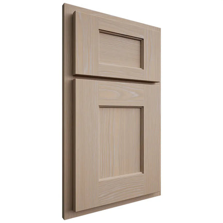 Shiloh Cabinetry Partial Overlay Heritage White Oak Plain Cut Straw Door