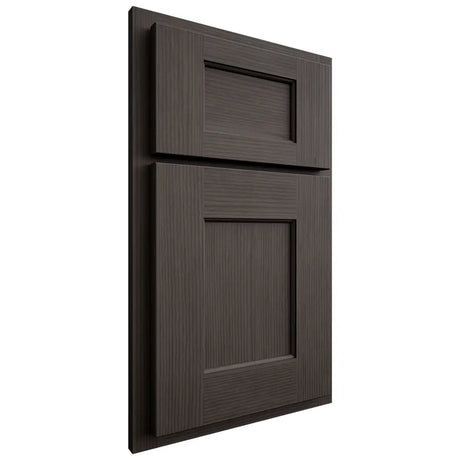 Shiloh Cabinetry Partial Overlay Heritage White Oak Rift Cut Creekside Door