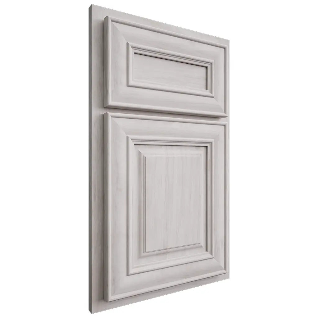 Shiloh Cabinetry Partial Overlay Kendall Alder Plain Cut Cotton Door