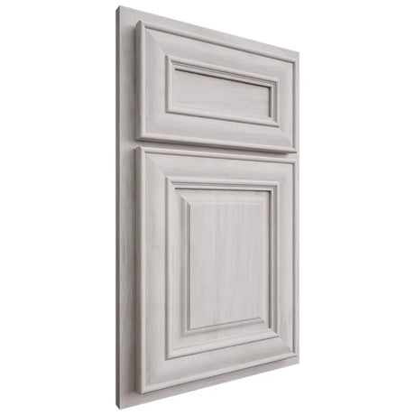 Shiloh Cabinetry Partial Overlay Kendall Alder Plain Cut Cotton Door