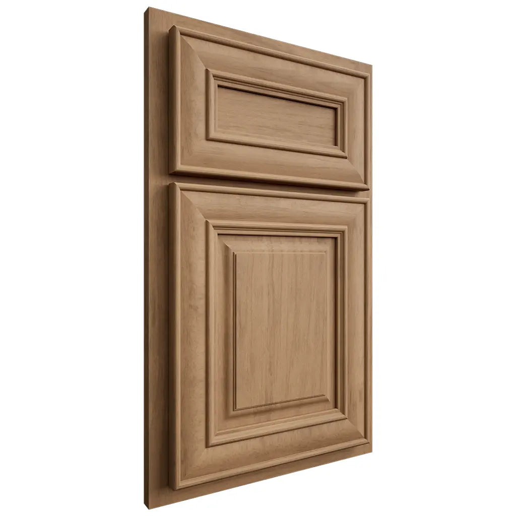 Shiloh Cabinetry Partial Overlay Kendall Alder Plain Cut Dusty Road Door