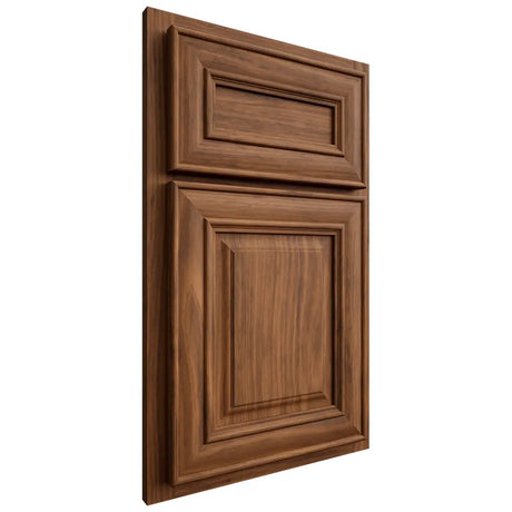 Shiloh Cabinetry Partial Overlay Kendall Cherry Plain Cut Carob Door