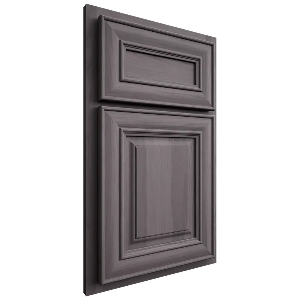 Shiloh Cabinetry Partial Overlay Kendall Hickory Plain Cut Cadet Door