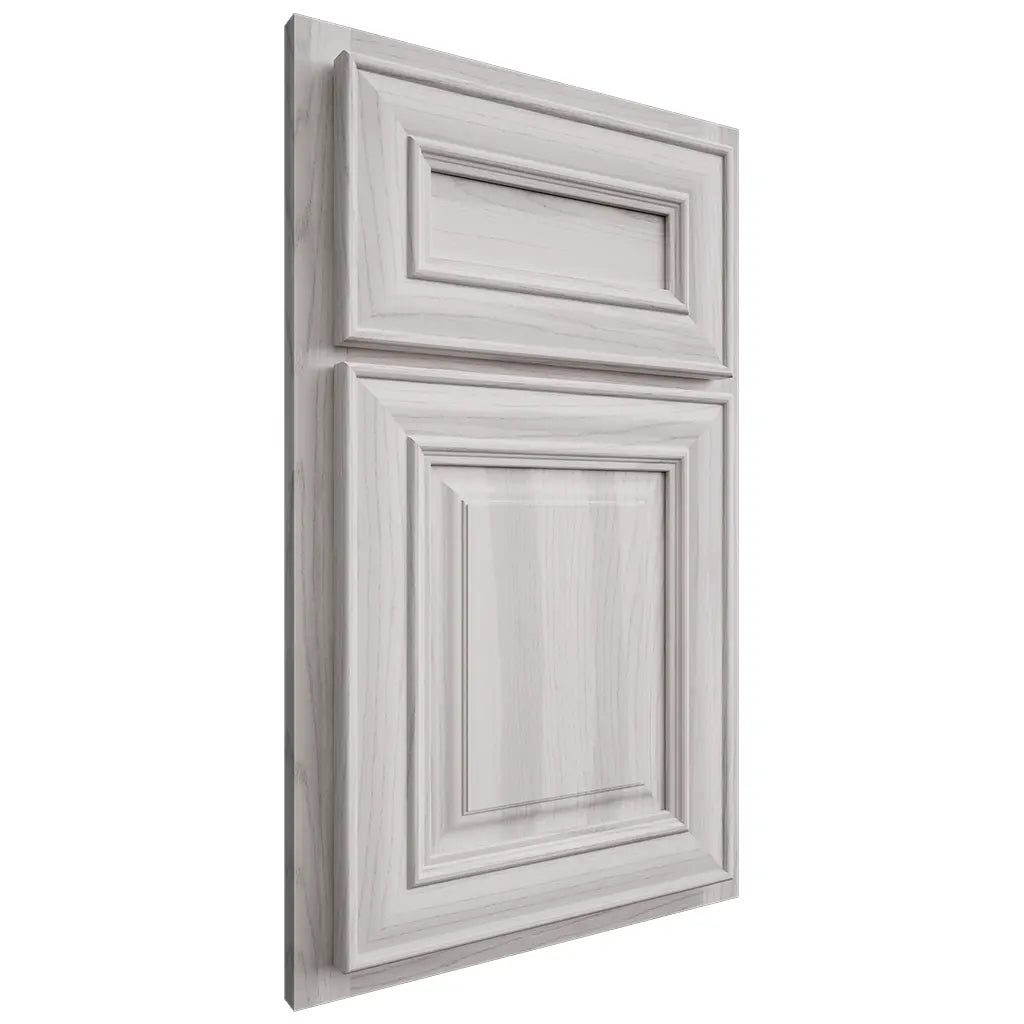 Shiloh Cabinetry Partial Overlay Kendall Hickory Plain Cut Cotton Door