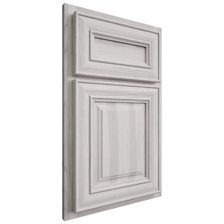 Shiloh Cabinetry Partial Overlay Kendall Hickory Plain Cut Cotton Door