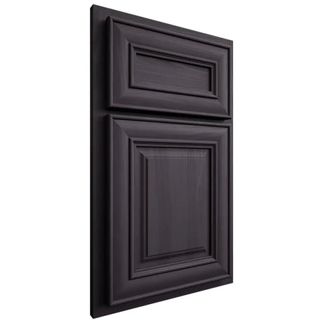 Shiloh Cabinetry Partial Overlay Kendall Hickory Plain Cut Harbor Door
