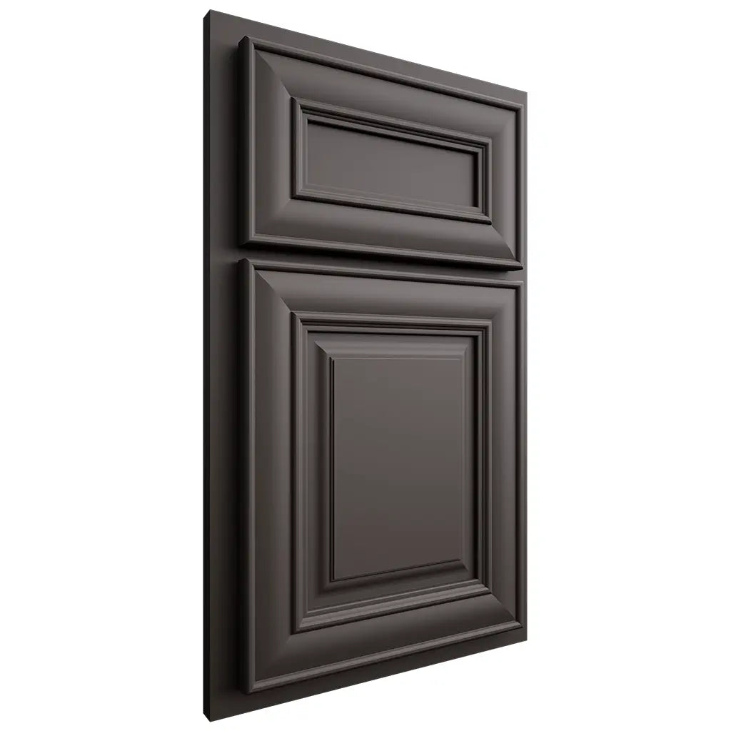 Shiloh Cabinetry Partial Overlay Kendall Paintable Urbane Bronze Door