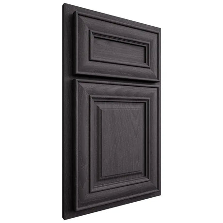 Shiloh Cabinetry Partial Overlay Kendall Red Oak Plain Cut Harbor Door