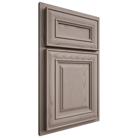 Shiloh Cabinetry Partial Overlay Kendall Red Oak Plain Cut Sterling Door