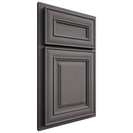 Shiloh Cabinetry Partial Overlay Kendall Walnut Plain Cut Cadet Door