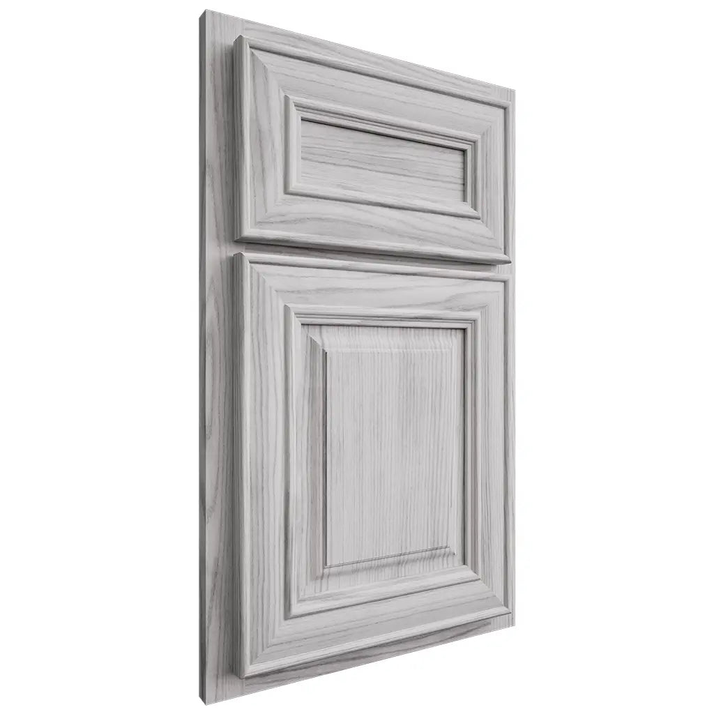 Shiloh Cabinetry Partial Overlay Kendall Walnut Plain Cut Stratus Door