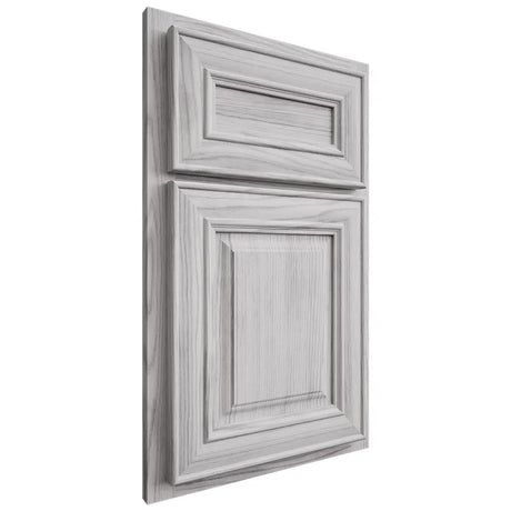 Shiloh Cabinetry Partial Overlay Kendall Walnut Plain Cut Stratus Door