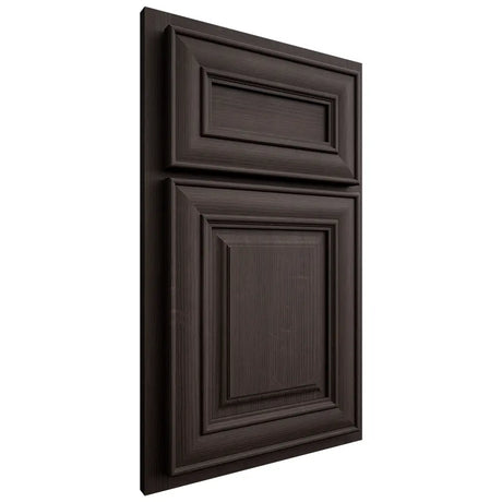 Shiloh Cabinetry Partial Overlay Kendall White Oak Quarter Sawn Morel Door