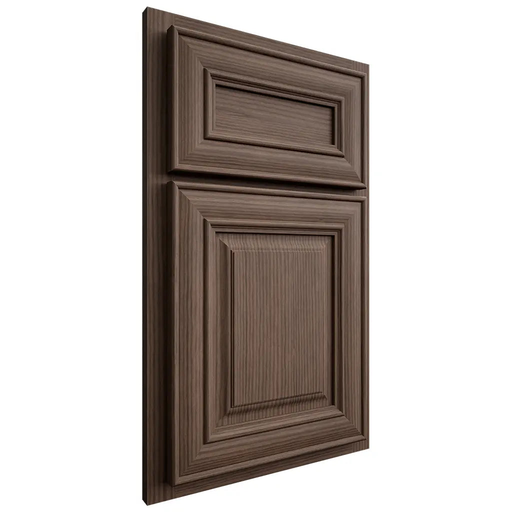 Shiloh Cabinetry Partial Overlay Kendall White Oak Rift Cut Mineral Door