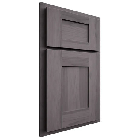 Shiloh Cabinetry Partial Overlay Lancaster Hickory Plain Cut Cadet Door