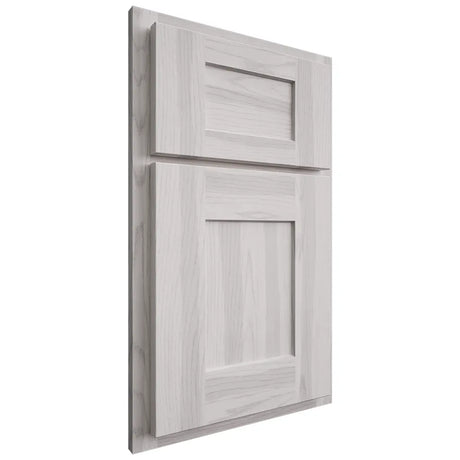 Shiloh Cabinetry Partial Overlay Lancaster Hickory Plain Cut Cotton Door