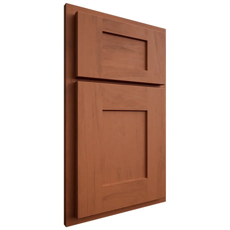 Shiloh Cabinetry Partial Overlay Lancaster Maple Plain Cut Spice Door