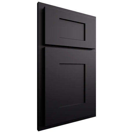 Shiloh Cabinetry Partial Overlay Lancaster Paintable Black Door