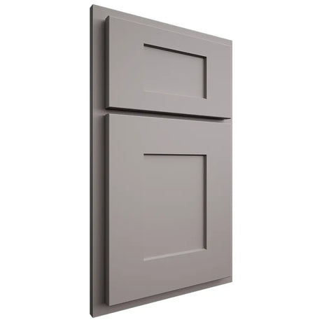Shiloh Cabinetry Partial Overlay Lancaster Paintable Dovetail Gray Door