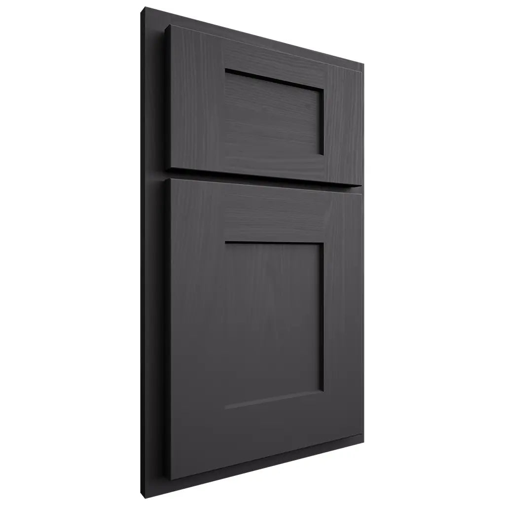 Shiloh Cabinetry Partial Overlay Lancaster Poplar Plain Cut Cadet Door